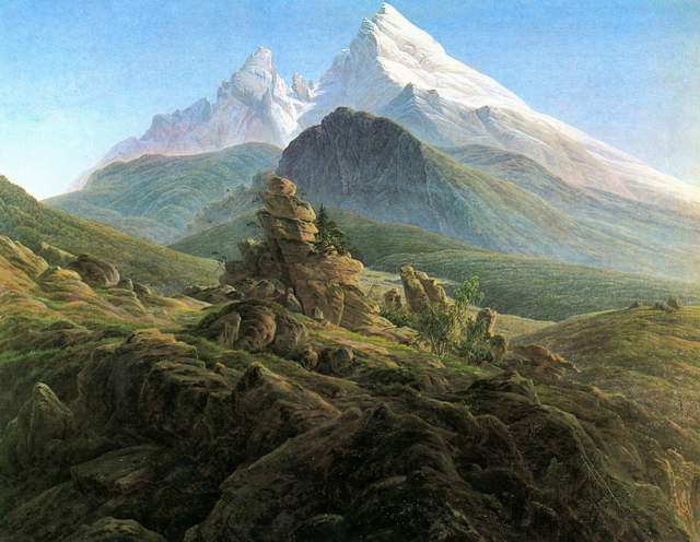 Caspar David Friedrich - Der Watzmann (1825)